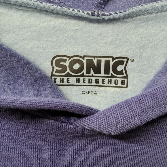 Sonic the hedgehog La Saga Kid's Hoodie Sweater And Pants Set Blue S 10 y 12 - Picture 2 of 3